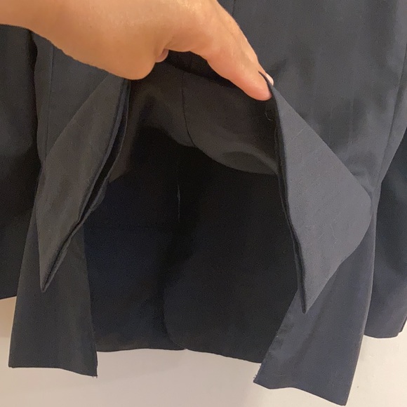 Canali Harry Rosen Navy Blue Windowpane Suit Jacket Size EU 52C US 42S - Picture 7 of 12